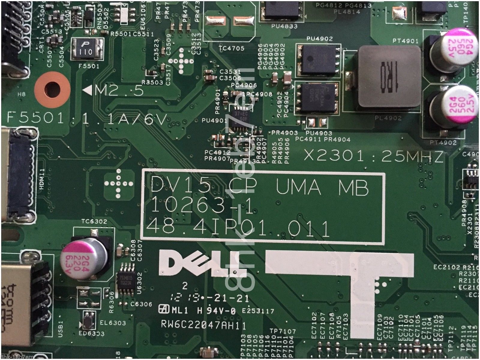 Dell Inspiron N5040 Intel-Hauptplatine CN-0X6P88 0X6P88